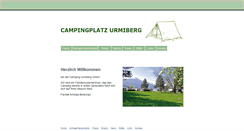 Desktop Screenshot of campingurmiberg.ch